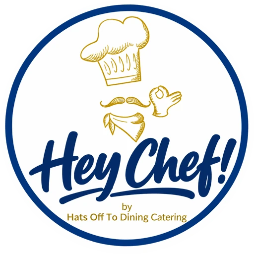 Hey Chef Catering circle logo